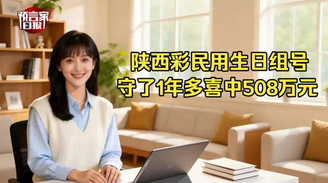 陕西彩民用生日组号守了1年多喜中508万元！