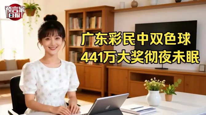 广东彩民中双色球441万大奖彻夜未眠