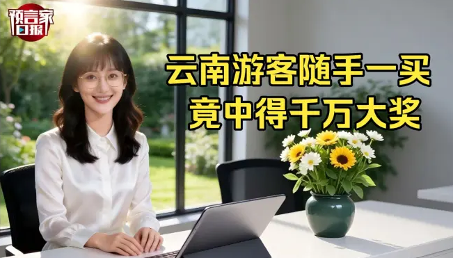 云南游客随手一买竟中得千万大奖！