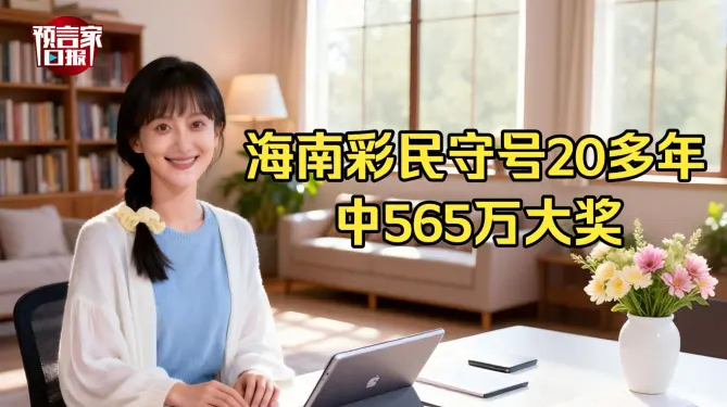 海南彩民守号20多年中565万大奖！