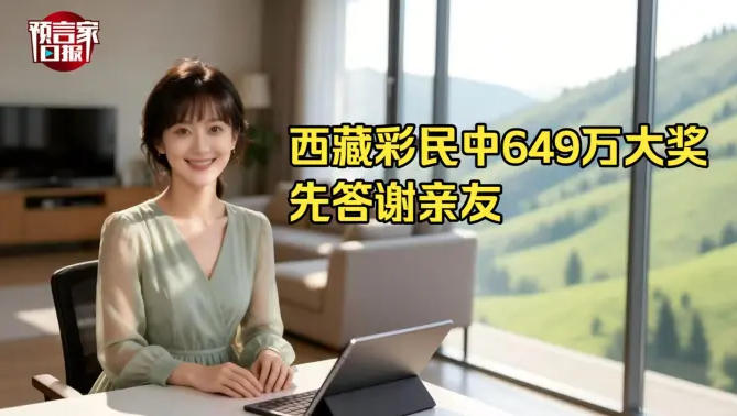 西藏彩民中649万大奖先答谢亲友