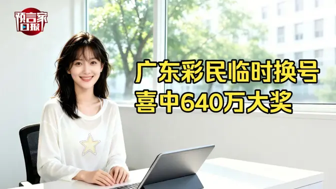 广东彩民临时换号喜中640万大奖