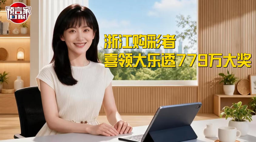 浙江购彩者喜领大乐透 779 万大奖